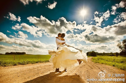 国外创意浪漫婚纱照组图欣赏