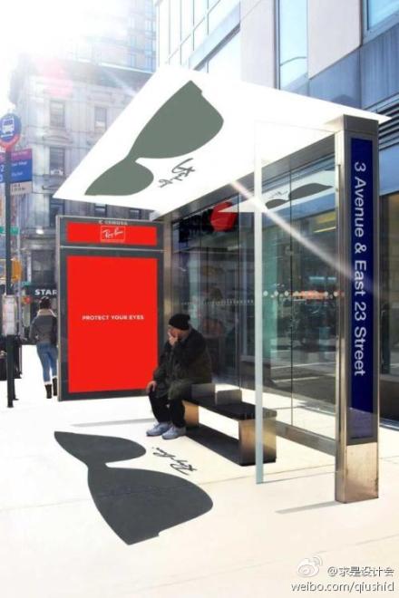 国外创意设计:公交车站广告设计