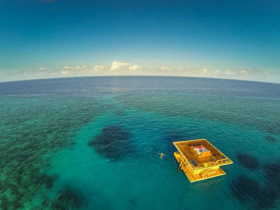 非洲首家水下创意酒店开张 梦幻接触海洋生物