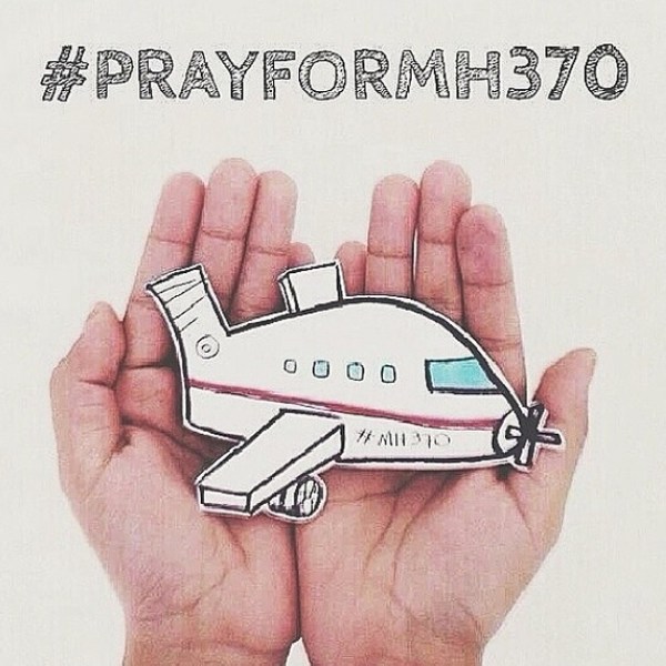 正能量等待MH370回家 国外网友手绘图为马航失联航班祈福-2