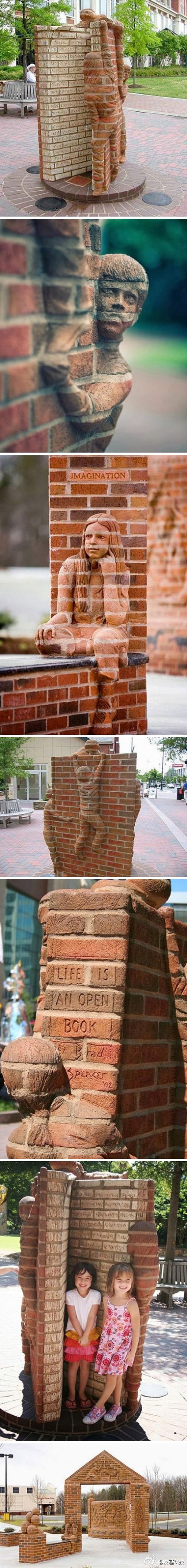 美国艺术家Brad Spence 创意砖雕作品