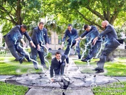 搞笑的伴郎与新郎的创意照片组图