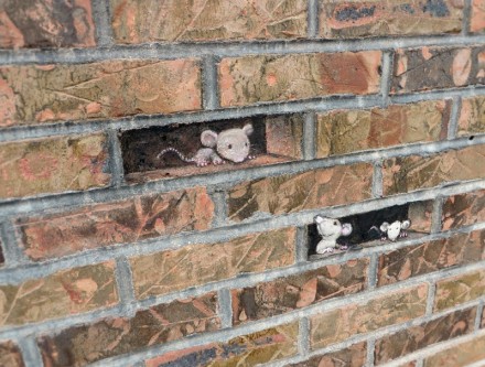 插画家David Zinn 创意街头绘出3D视错觉立体作品-2