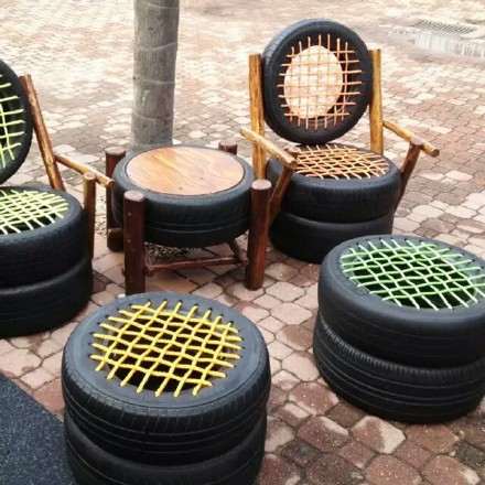 创意改造:旧轮胎的新生 打造座椅家具产品