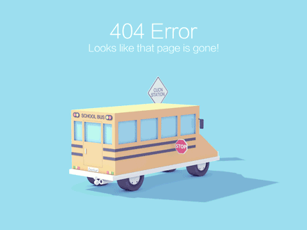 创意素材:国外404错误页面 设计欣赏组图GIF动画
