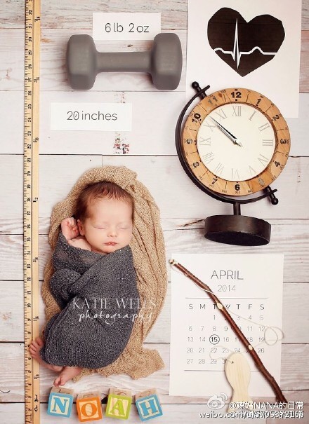 国外宝宝出生的照片 记录各种信息