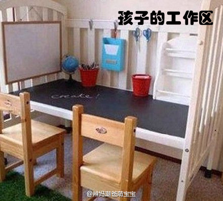 创意旧物利用:婴儿床的二次利用