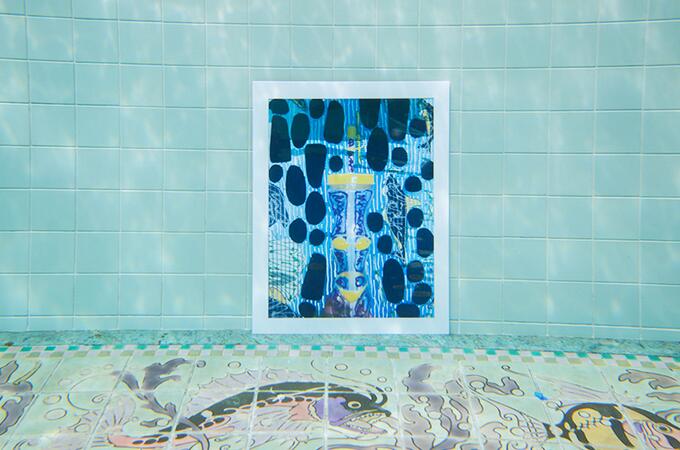 美国洛杉矶社区泳池办水下艺术展