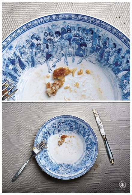 创意设计 Hunger Plate制做的饥饿盘子 反对浪费粮食