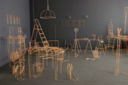 德国艺术家Janusz Grünspek 木条雕塑设计欣赏-5