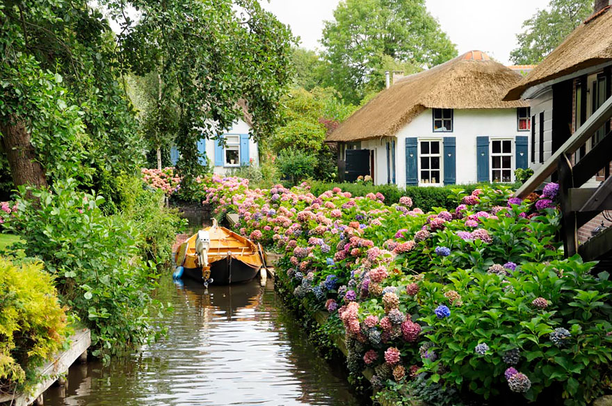 创意旅游 童话般的世界荷兰羊角村欣赏