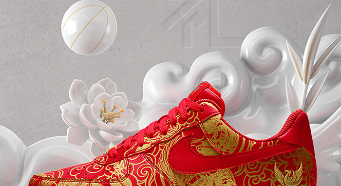 NIKEiD 中国新年推出了一款印花系列，满满的中国风