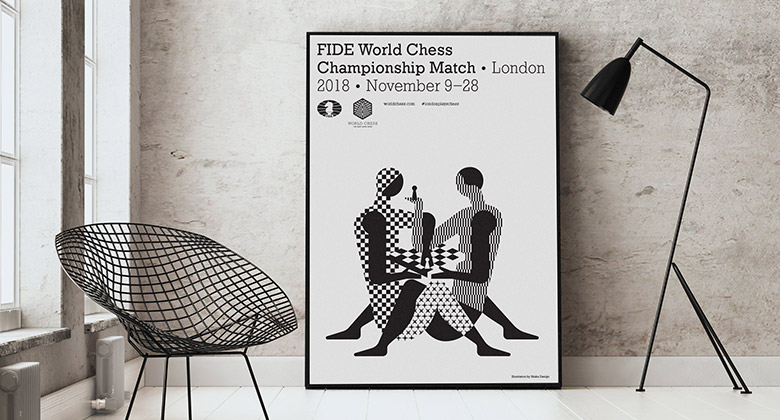 创意素材 2018伦敦国际象棋锦标赛LOGO设计引争议 专家高呼少儿不宜