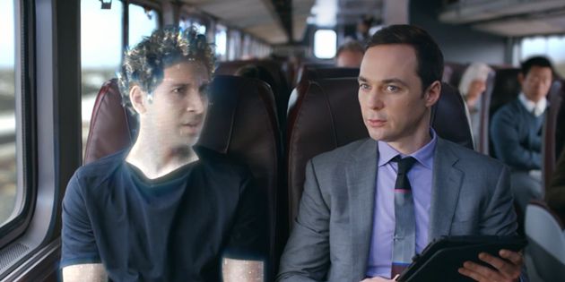 创意视频 Jim Parsons在火车上讲述英特尔带来的《人工智能》故事