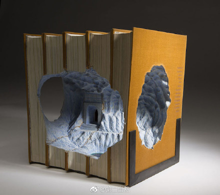 创意艺术 艺术家Guy Laramée巧夺天工的书雕作品欣赏