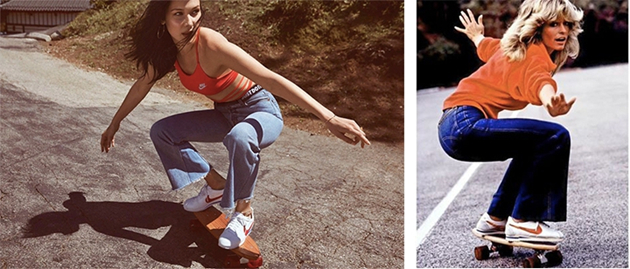 耐克推出45周年纪念版“阿甘鞋” 由Bella Hadid演绎新款大片-3