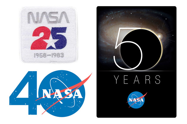 美国国家航空航天局NASA公布60周年Logo星际质感十足