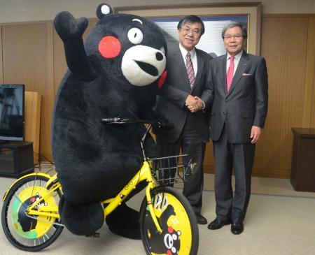 ofo牵手熊本熊 5万辆创意涂装的合作共享单车即将登陆中国