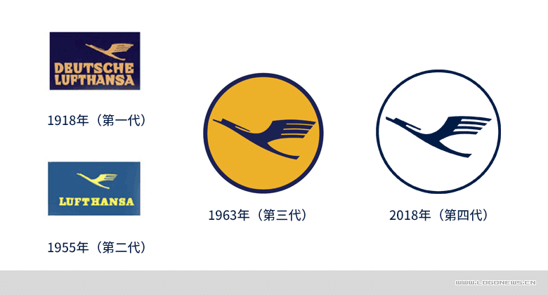 汉莎航空成立100周年 优化品牌LOGO推出全新蓝色涂装