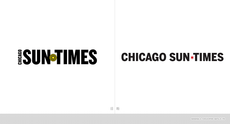 芝加哥最古老的报纸《芝加哥太阳报》更新LOGO 突出城市历史