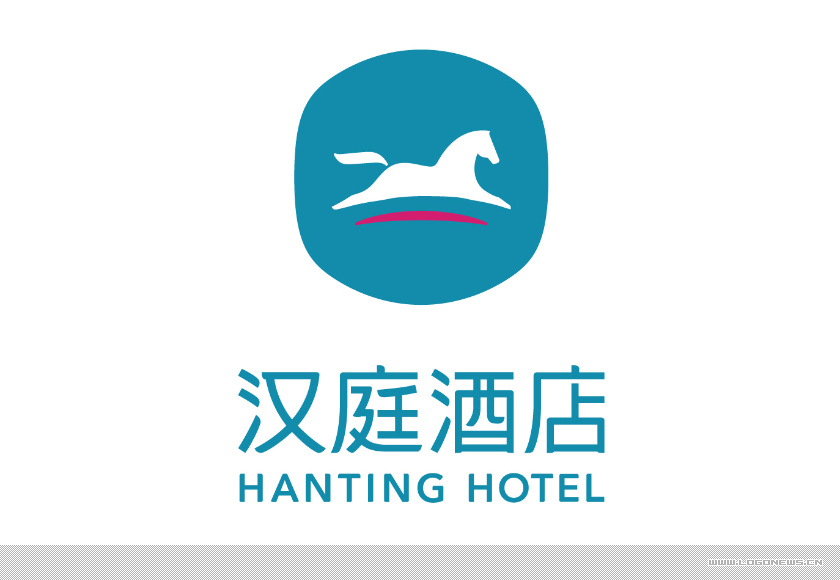 汉庭酒店马踏飞燕变身可爱小木马 更换新LOGO