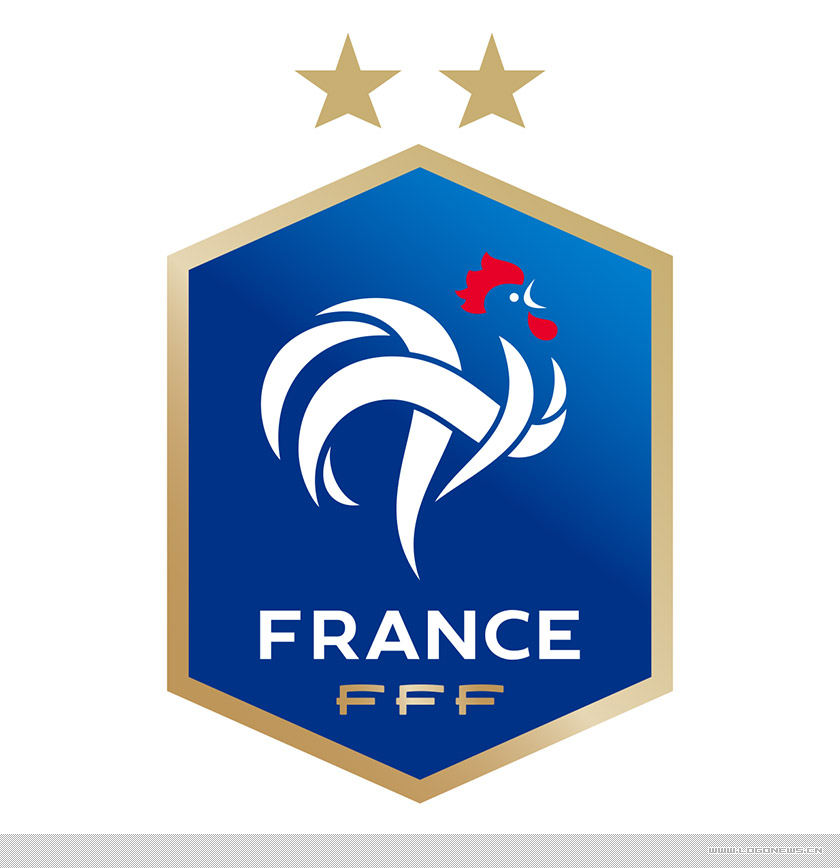 法国队拿到2018年世界杯冠军 法国足协更新了国家队的LOGO