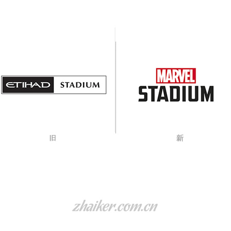 澳大利亚墨尔本体育场更名“漫威体育场”(Marvel Stadium)启用新LOGO