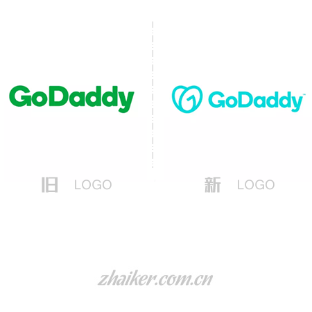 著名域名注册互联网公司 GoDaddy推出新LOGO