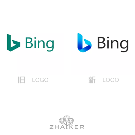 微软旗下搜索引擎必应Bing又换LOGO