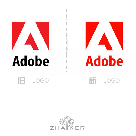 LOGO设计欣赏：软件巨头Adobe更新品牌LOGO，旗下所有产品图标换新