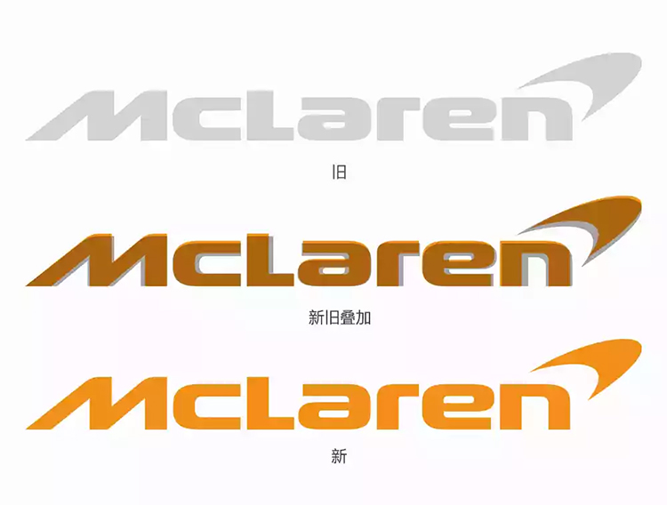 LOGO标识设计欣赏:世界超跑品牌迈凯伦McLaren微调更新LOGO